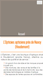 Mobile Screenshot of lopticien.fr
