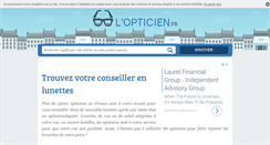 Desktop Screenshot of lopticien.net
