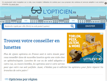 Tablet Screenshot of lopticien.net